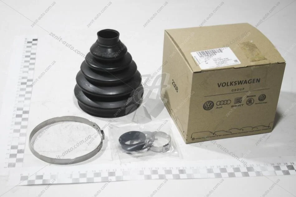 Пильовик ШРКШ зовніш. (компл) VW Caddy, Golf(-16), Jetta, Passat, Polo (06-)/Skoda Superb (-15), Fabia (11-) VAG 6R0498203A (фото 1)