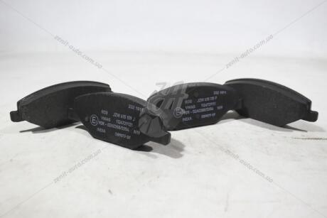 Колодки гальмівні перед (компл) VW Polo (10-)/Skoda Fabia (09-15), Rapid (12-) VAG JZW698151AK
