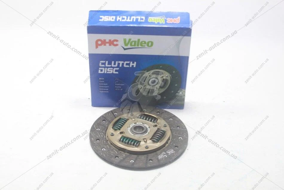 Диск зчеплення Hyundai Accent (II,IIII), Getz (02-)/ Kia Cerato I, Rio II 1.4, 1.6i (D=215mm) (HD176) PHC Valeo 'HD176 (фото 1)