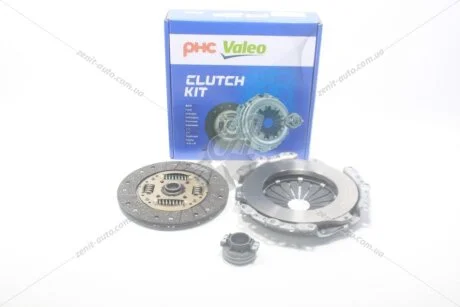 Комплект зчеплення Mitsubishi Pajero (II,III), Pajero Sport I, L200 (96-) 2.5d (MB-30+MTC-31+PRB-02) (MBK077) PHC Valeo 'MBK077