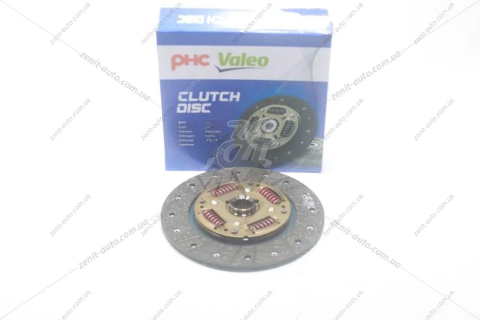 Диск зчеплення Toyota Avensis (T22,T25), Corolla (87-), Rav 4 II 1.6, 1.8i (D=213mm) (TY17) PHC Valeo 'TY17 (фото 1)