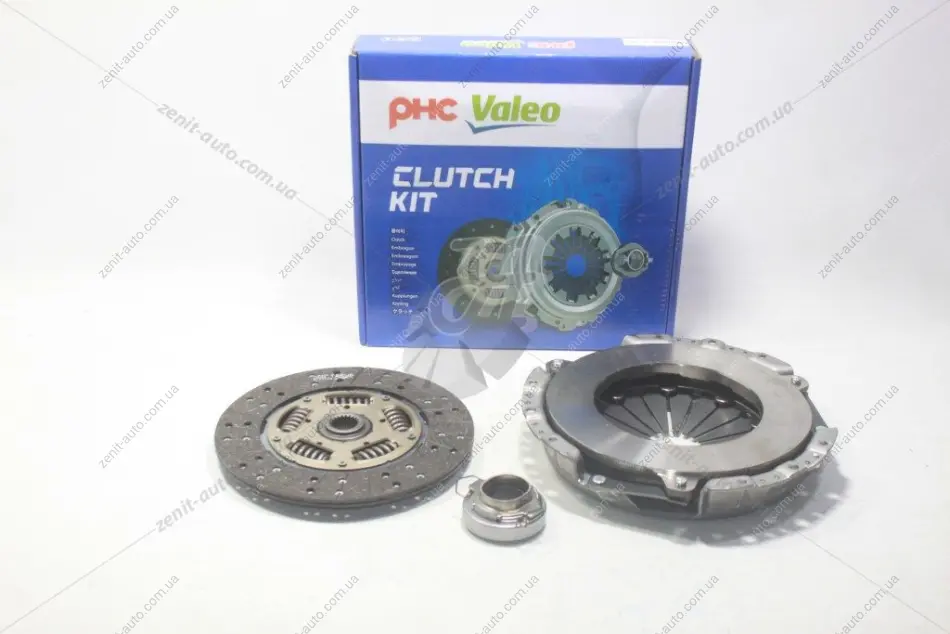 Комплект зчеплення Toyota Hilux (05-) 2.5, 3.0d (TY-60+TYC-62+PRB-196) (TYK206) PHC Valeo 'TYK206 (фото 1)
