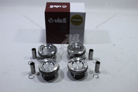 Комплект поршнів з кільцями та пальцями VIKA Premium '11340935
