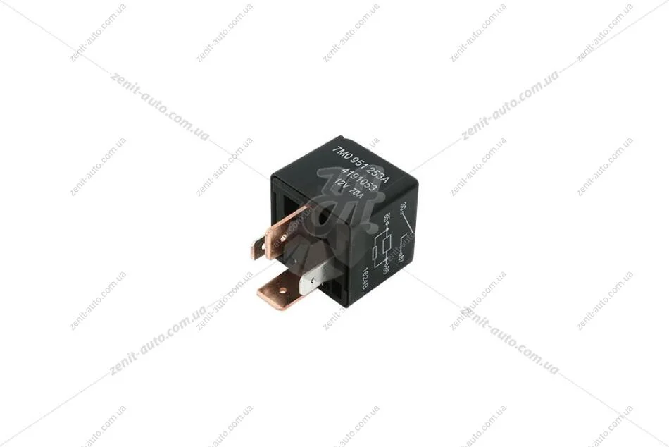 Реле №644 (внутри оригинал) VW T4, T5, LT28-46/Skoda Fabia I, II, Octavia I (12V 70A) VIKA Premium '99511777735 (фото 1)
