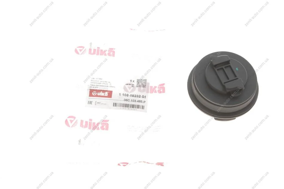 Крышка маслозаливной горловины Skoda Octavia (04-13)/VW Jetta (06-18),Passat (06-15),Tiguan (08-18),T5 (10-),T6 (16-19) VIKA Vika 11031823201 (фото 1)
