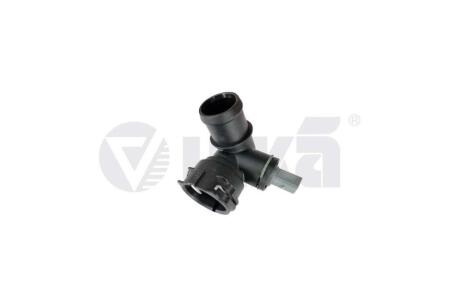 Фланець системи охолодження (трійник) з датчиком Audi A3/Skoda Octavia, Superb/VW Golf, Passat/Seat Leon 1.0,1.2,1.4,1.6 (13-20) Vika '11221789801