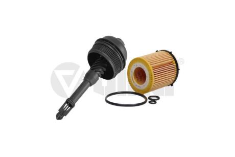 Фільтр масляний з кришкою та прокладкою MB C, B, E Class, CLA, CLS, GLA, GLB, GLC, GLK, SLC, SLK 1.6,2.0 (13-23) Vika '19827801