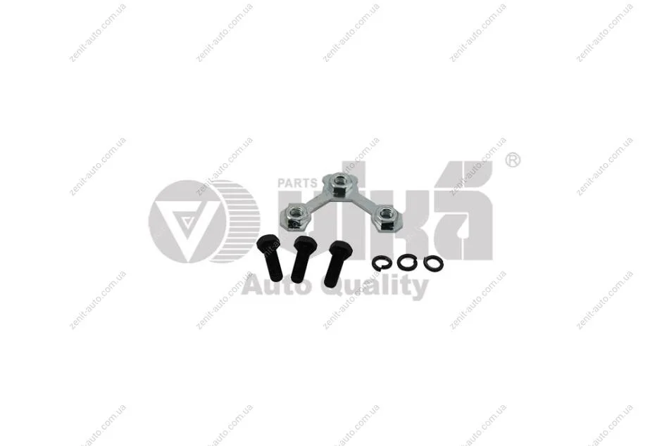 Пластина стопорная опоры шаровой с болтами (комплект) Skoda Octavia (97-11)/VW Golf (96-03)/Audi A3 (97-03) VIKA Vika 44070083601 (фото 1)