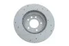 Диск тормозной передний правый VW Touareg (03-18) (перфорированный Geomet) VIKA Vika 66151716701 (фото 2)