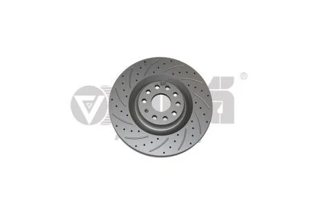 Диск гальмівний передній Skoda Superb (08-13)/VW Golf (06-13), Passat (06-11) перфорований (Geomet) VIKA Vika 66151717001
