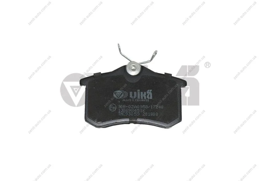 Колодки тормозные задние Skoda Octavia (01-11)/VW Golf (96-03)/Seat Leon (00-06),Toledo (99-04) VIKA Vika 66980001501 (фото 1)