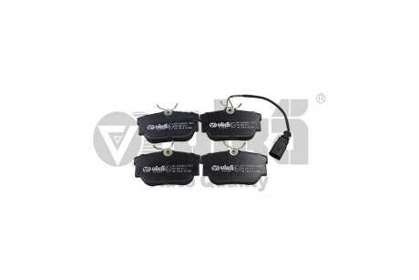 Колодки тормозные задние с датчиком износа VW Sharan (01-05)/Seat Alhambra (03-05) Vika 66981102201