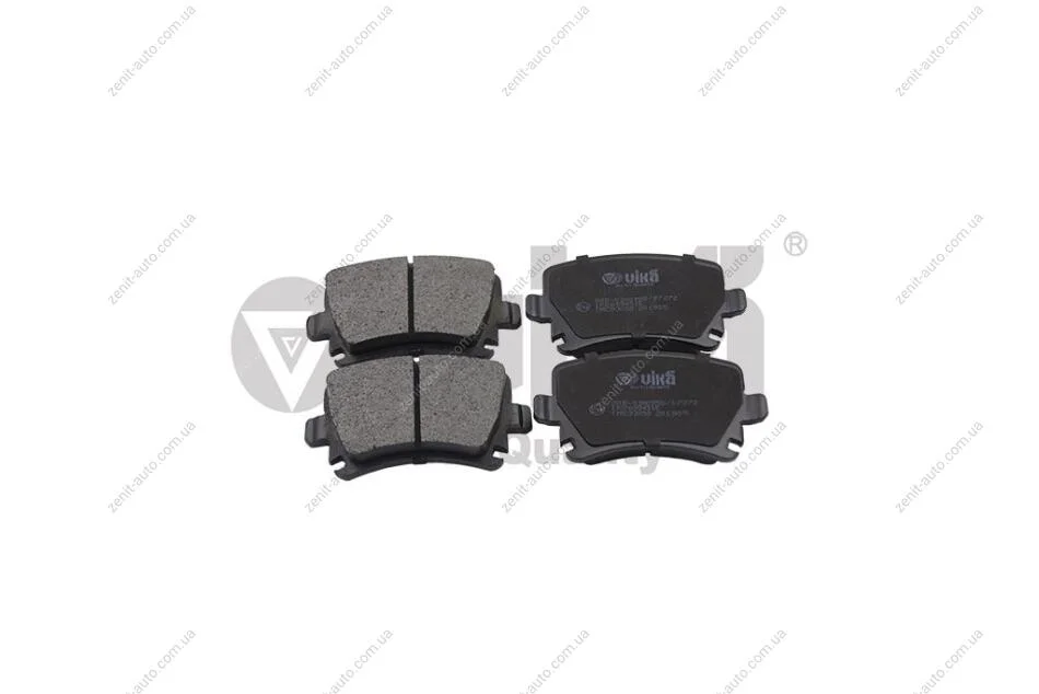 Колодки тормозные задние VW Golf (06-09)/Audi A3 (04-07),TT (07-10) VIKA Vika 66981102301 (фото 1)
