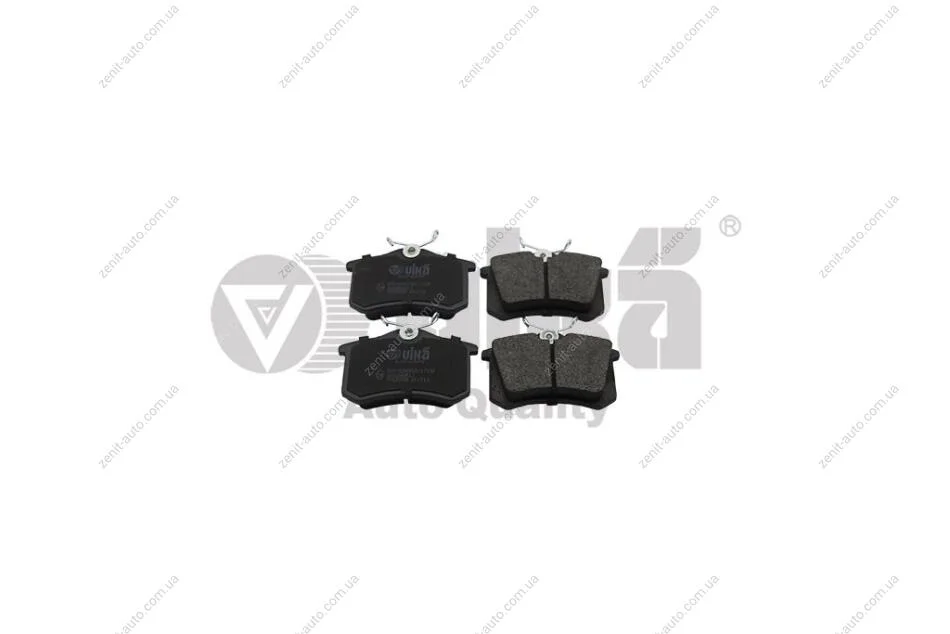 Колодки тормозные задние Skoda Fabia (07-10,11-),Octavia (04-13),Rapid (14-)/VW Golf (04-13),Polo (02-)/Audi A3 (04-13) VIKA Vika 66981404901 (фото 1)