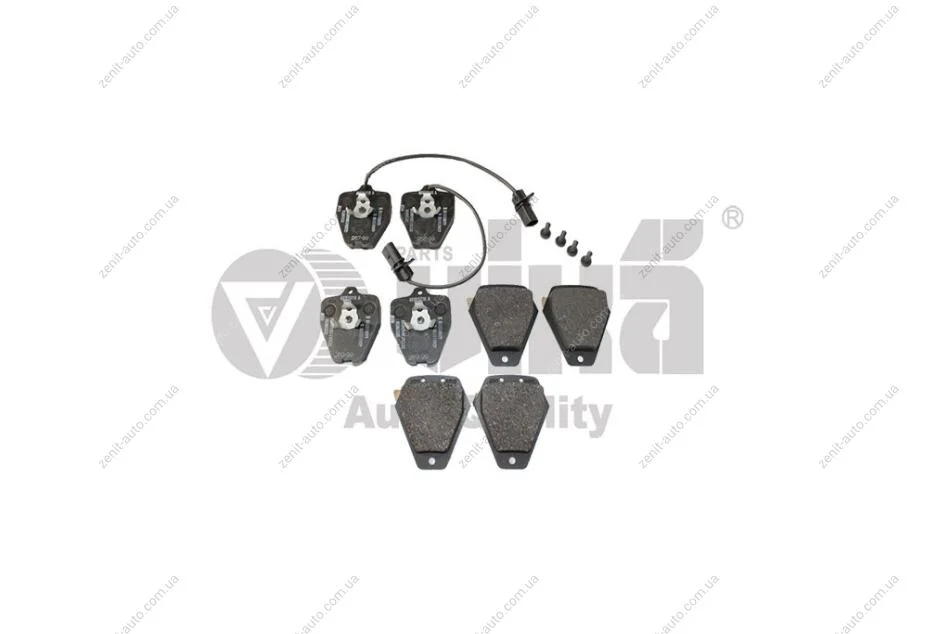 Колодки гальмівні передні з датчиком зносу Audi A6 (98-01) VIKA Vika 66981691501 (фото 1)