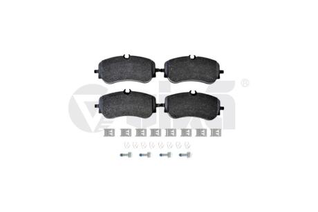 Колодки гальмівні задні з устоновчим р/к VW Amarok (10-), Crafter (16-) Vika '66981704601