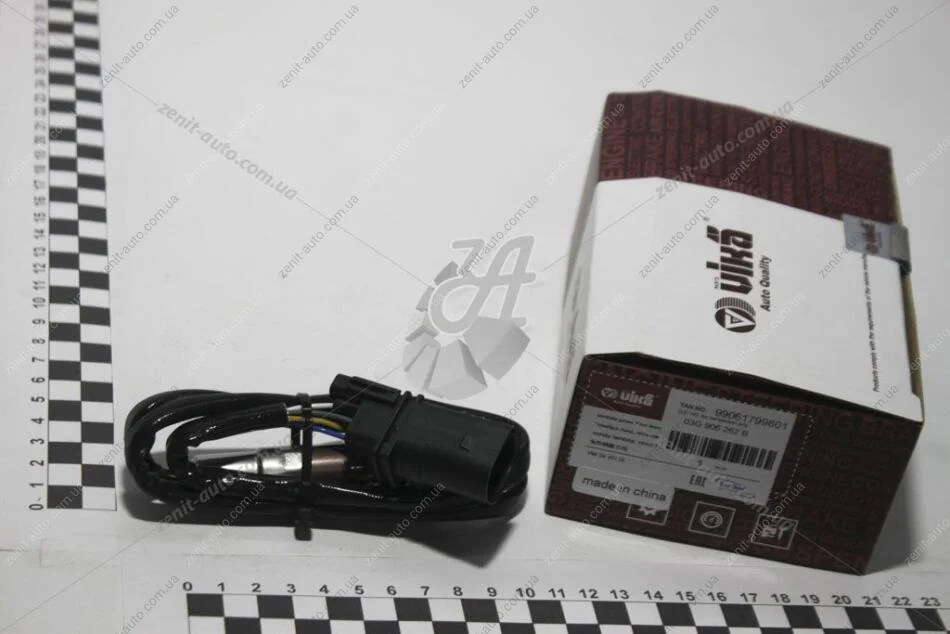 Датчик кислорода (лямбда-зонд) 5 проводной Skoda Octavia (04-08)/VW Golf (06-09), Jetta (06-11), Passat (06-11) VIKA Vika 99061799801 (фото 1)