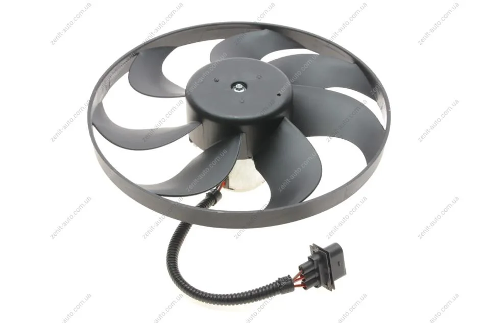 Вентилятор радіатора 60W / 250W (великий) Skoda Fabia (00-07), Octavia (96-10) / VW Golf (04-13,11 -), Passat (05-10,10-14) VIKA Vika 99590017701 (фото 1)