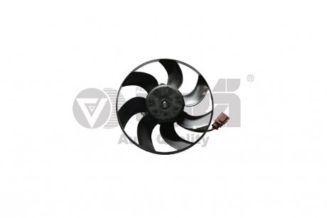 Вентилятор радиатора 200W Skoda Octavia (04-08,09-13), Superb (08-13,14-)/VW Passat (06-07)/Audi A3 (04-13) Vika 99590789801