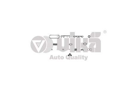 Комплект прокладок двигуна верхній (без прокладки головки) 1,9D VW Caddy (95-04), Golf (91-97) / Seat Toledo (91-99) Vika K10829101