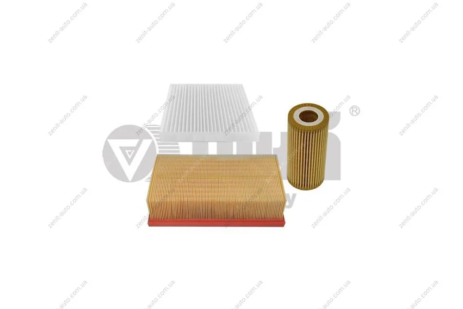 Комплект фільтрів 3шт(повітр.,масл.,салон) Skoda Octavia (13-17,18-)/VW Golf (13-17),Passat,Touran (15-) 1.8, 2.0бенз. VIKA Vika K11784901 (фото 1)
