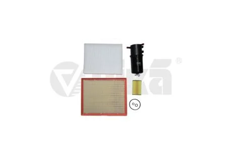 Комплект фильтров (4 шт) Skoda Fabia (10-14),Octavia (04-13)/VW Caddy (10-15,15-) 1.6,2.0 бенз/дизель VIKA Vika K11785101