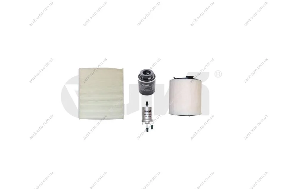 Комплект фильтров (4 шт.) Audi A1/VW Fox, Polo/Skoda Fabia 1.0,1.2,1.4,1.6D,1.8,2.0D (09-) (K11793201) VIKA Vika 'K11793201 (фото 1)