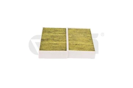 Фильтр салона (угольный) 2 шт. MB GL X166 (12-15),GLE C292, W166 (15-18),GLS X166 (15-19),M Class W166 (11-15) желтый (K11799801) VIKA Vika 'K11799801