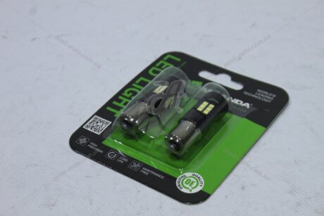 Лампа світлодіодна P21W R5W 12V BA15S (1156) 4,08W 1260Lm (15x52mm) (1-конт) (Yes canbus) (кратно 2) WANLANDA '1156303021SMD