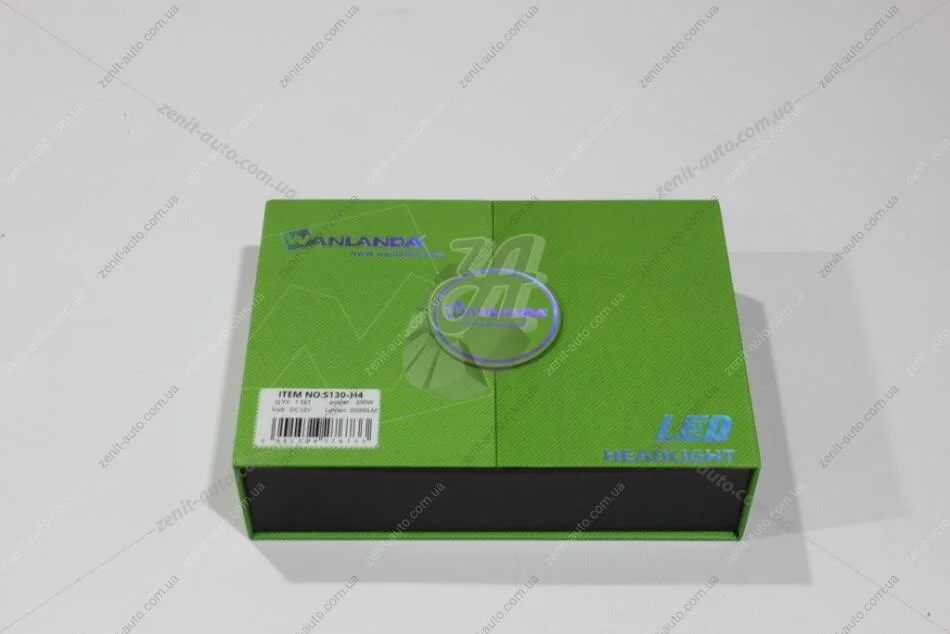 Лампа светодиодная H4 12V 90W 6500К 5400Lm (кратно 2) WANLANDA 'S130H4 (фото 1)