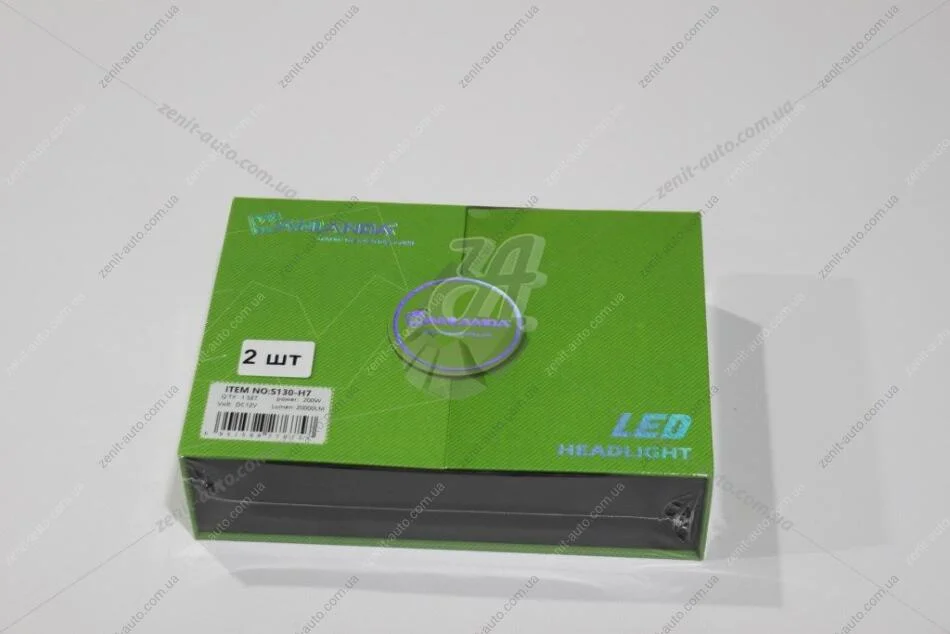 Лампа светодиодная H7 12V 90W 6500К 5400Lm (кратно 2) WANLANDA 'S130H7 (фото 1)