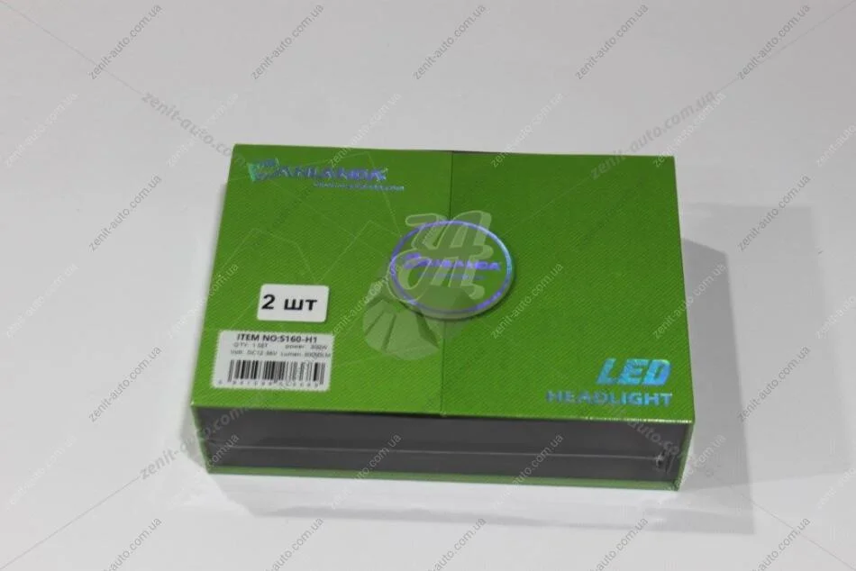 Лампа светодиодная H1 12-36V 180W 6000К 9000Lm (кратно 2) WANLANDA 'S160H1 (фото 1)