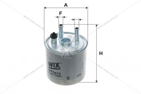 Фильтр топливный Renault KANGOO BE BOP (KW0/1_) (09-) WIX WIX FILTERS WF8410