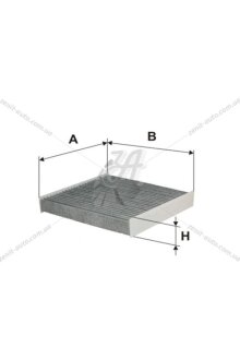 Фильтр салона (угольный) Dacia Logan II, Sandero II, Renault Captur, Clio IV, Logan II, Sandero II WIX WIX FILTERS WP2111