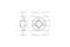 Диск тормозной задний (Remsa) PSA Berlingo Partner II / C4 Picasso / 308 3008 5008 WOKING D61058.00 (фото 3)
