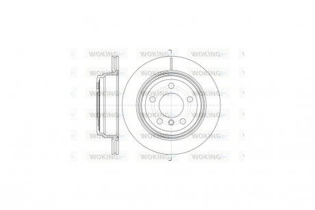 Диск тормозной задний (Remsa) (кратно 2 шт.) BMW 3F30 WOKING D61453.10