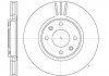 Диск гальмівний передній (кратно 2) (вир-во Remsa) PSA Berlingo Partner II 08> / C4 I II / 207 207+ / 307 308 / 2008 3008 WOKING D6604.10 (фото 2)