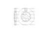 Диск тормозной передний (кратно 2) (Remsa) PSA Berlingo Partner II 08&gt; / C4 I II / 207 207+ / 307 308 / 2008 3008 WOKING D6604.10 (фото 3)