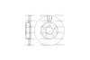Диск тормозной передний (кратно 2) (Remsa) Ford Focus II III C-max I II Grand C-max I WOKING D6710.10 (фото 3)