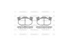 Колодки тормозные диск. задн. (Remsa) Renault Megane I, Peugeot 306 WOKING P0443.50 (фото 3)