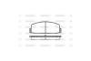 Колодки тормозные диск. задн. (Remsa) Mazda 6 I II WOKING P0793.20 (фото 3)