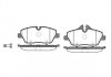Колодки тормозные дисковые Mini Cooper, One, Clubman 08> / перед WOKING P10313.00 (фото 2)