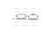 Колодки тормозные диск. перед. (Remsa) Mini Cooper, One, Clubman 08&gt; WOKING P10313.00 (фото 3)