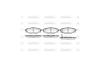 Колодки гальмівні диск. задн. (Remsa) Subaru Forester (sh) 2.0 08-,Subaru Forester (sh) 2.5 08- WOKING P10363.01 (фото 2)
