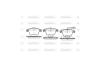 Колодки тормозные диск. перед. (Remsa) VW T5 ATE ver. WOKING P11453.01 (фото 3)