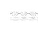 Колодки тормозные диск. перед. (Remsa) Ford C-max 1.6 07-10,Ford C-max 1.8 07-10 WOKING P11823.00 (фото 2)