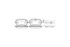 Колодки тормозные диск. задн. (Remsa) Audi A4 09&gt;16 A6 11&gt;18 Q5 08&gt;17 / Porsche Macan WOKING P12433.10 (фото 3)