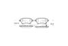Колодки тормозные диск. перед. (Remsa) Suzuki SX-4 (06-) / Fiat Sedici (06-) Bosch ver. WOKING P13153.01 (фото 3)