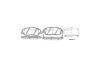 Колодки гальмівні диск. перед. (Remsa) Hyundai Genesis 3.8 08-14,Hyundai Santa fe ii 2.0 05-12 WOKING P13263.02 (фото 2)