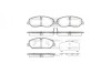 Колодки гальмівні диск. перед. (Remsa) Hyundai H350 2.5 15- WOKING P13263.32 (фото 1)